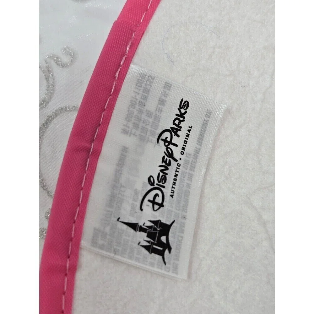 DISNEY PARKS EXCLUSIVE MERCHANDISE PINK & SILVER PRINCESS MOUSE EARS YOUTH OS